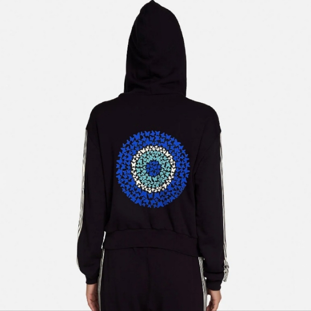 LAUREN MOSHI Butterfly Evil Eye Hoodie
